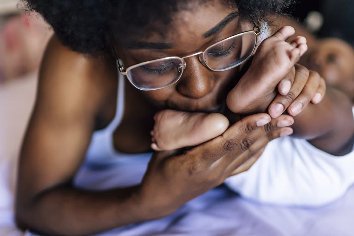 Mother and newborn — compassionate maternity care at Adom Suncity Hospital